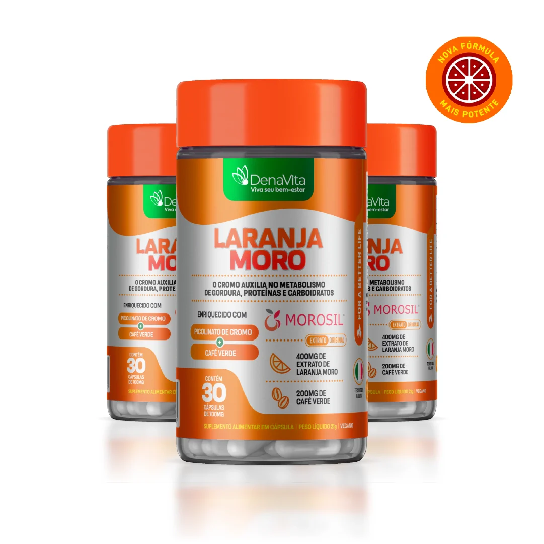 Laranja Moro Morosil®, Picolinato de Cromo e Café Verde - Image 5